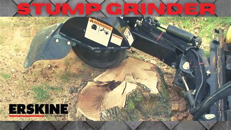 erskine stump grinder skid steer|stump grinder parts.